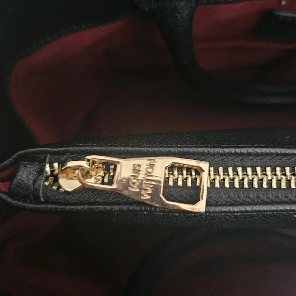 Designer Inspired Black Monogram Medium Tote 🖤 - Picture 6 of 10